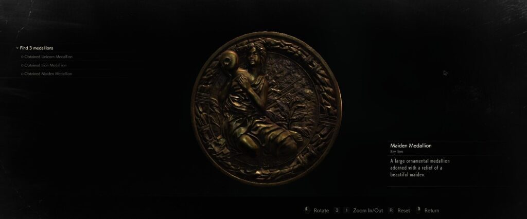Maiden medalion RE2