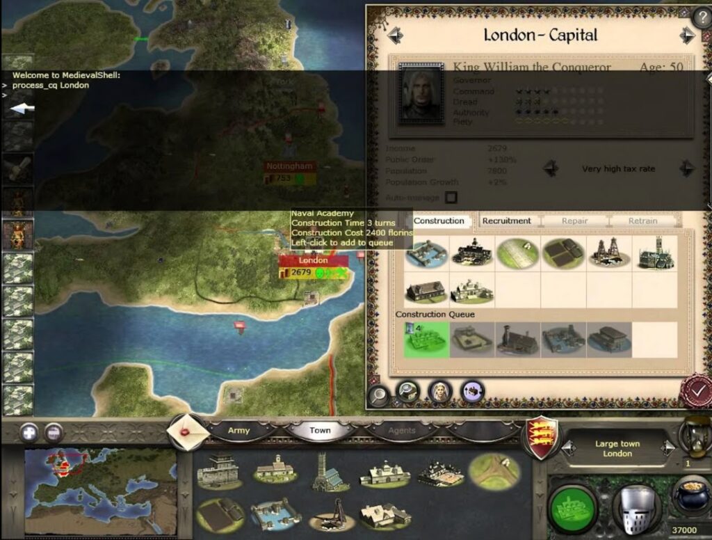 Medieval 2 Total War Cheats